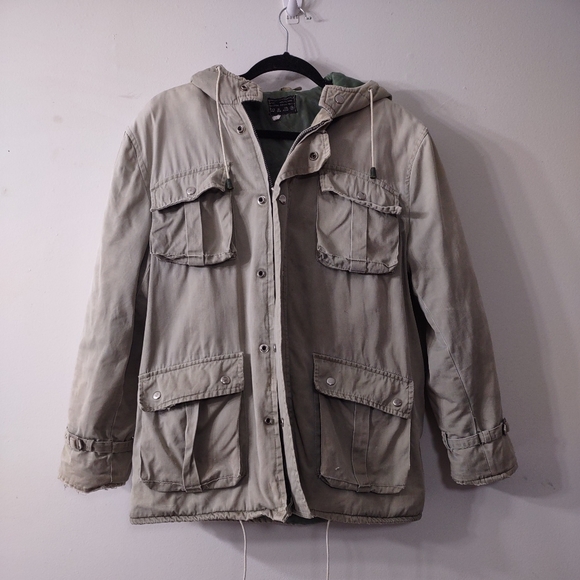 Vintage Quilt Lined Utility Coat, Size Small - Picture 13 of 13